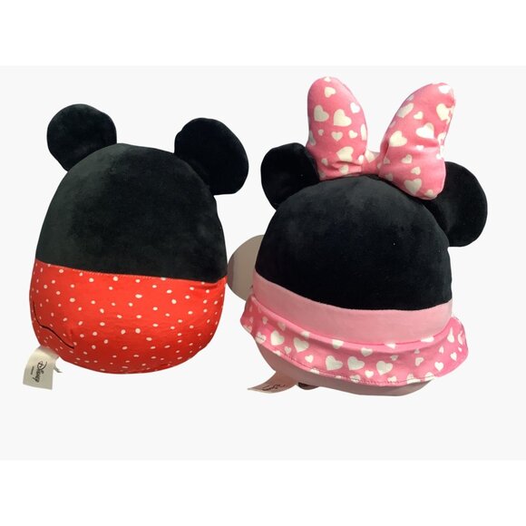 Set of 2 Disney  Mickey & Minnie Mouse  Squishmallow Plush 10” - Picture 5 of 7